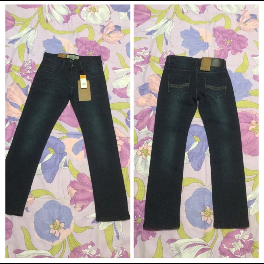 NWT Blue Rag Girl’s Skinny flex Stretch Blue Jeans Size 10 - Picture 6 of 7